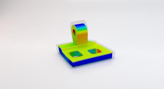 Rendering Simufact Additive MBJ Hinge02 SIM Displacement Rendering Simufact Additive MBJ Hinge02 SIM Displacement